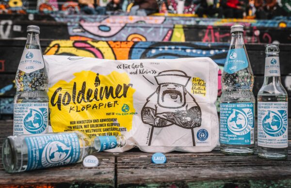 Goldeimer Klopapier x VcA Mineralwasser – Gesamtpaket